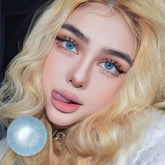 Kolorowe soczewki kontaktowe Love Story Martini Blue Daily (10 szt.)